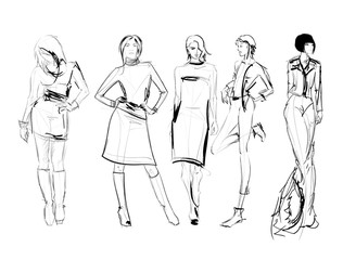 SKETCH. fashion girls