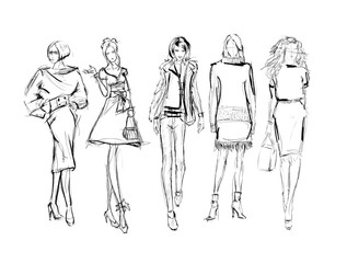 SKETCH. fashion girls