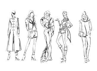 SKETCH. fashion girls