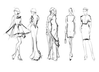 SKETCH. fashion girls