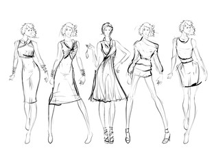 SKETCH. fashion girls