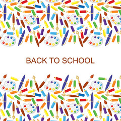 Back to school greeting background