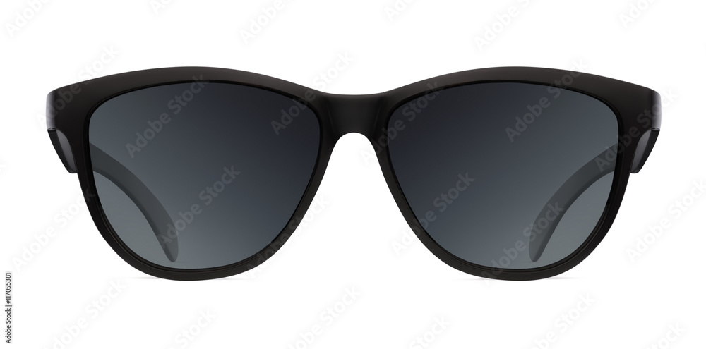 Wall mural sunglasses isolated on white background