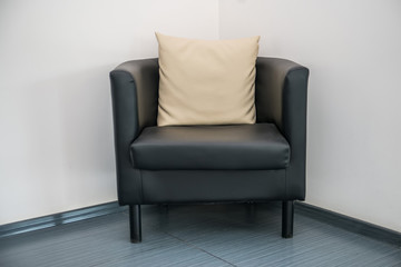 Office chair in guest area
