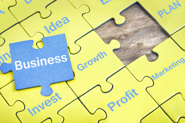 Puzzle with word Business