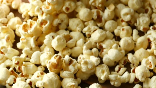 4K: Slide Down Across Popcorn To Movie Tickets 