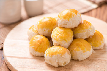 Chinese Pastry Mung Bean with Egg Yolk