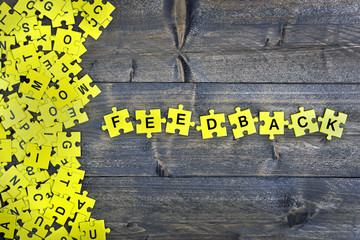 Puzzle with word Feedback