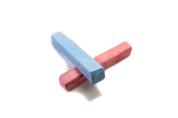 Bunte Kreide isoliert