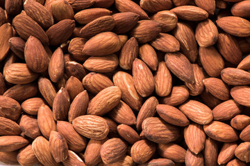 almonds background