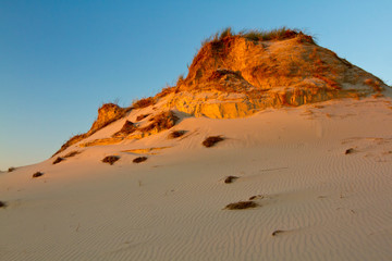 Sunset on the dunes, Slowinski National Park, Poland