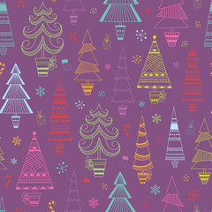 Christmas seamless background