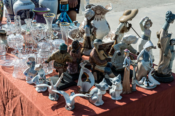 Detail objects antique market