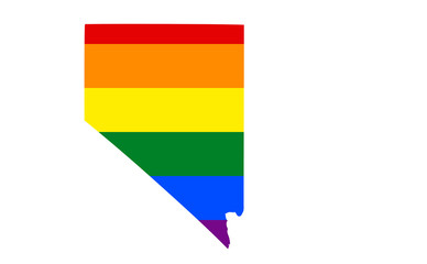 Obraz premium Nevada Gay Pride State