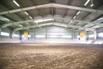 View an indoor riding arena