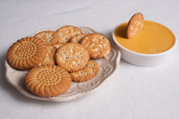 Cheese and cookies