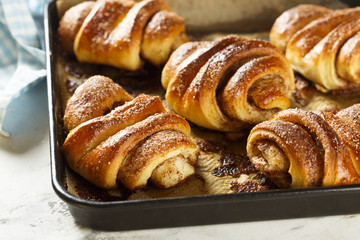 Cinnamon rolls or Franzbroetchen