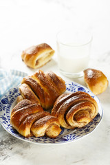 Cinnamon rolls or Franzbroetchen
