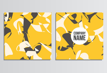 Placards or Banner. Corporate identity template. Business statio