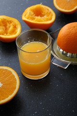 Fresh oranges juice