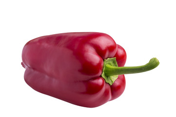 sweet pepper isolated on white