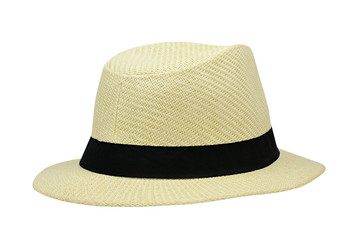 Summer hat isolated on white