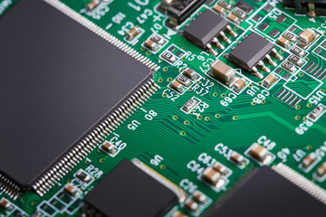 Circuit board computer © VeremeeV_1980