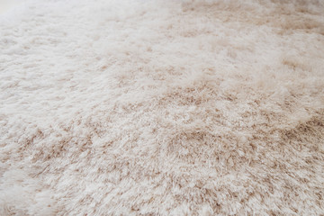 Luxury white beige carpet