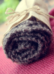 knitted scarf, gift for Christmas season