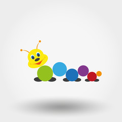 Caterpillar. Baby toy.