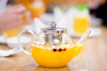 Tea with sea buckthorn