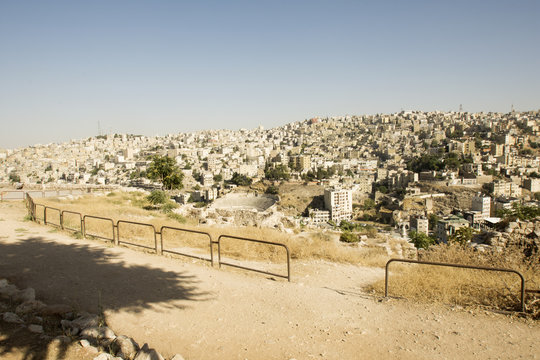  Amman city from Amman citadel