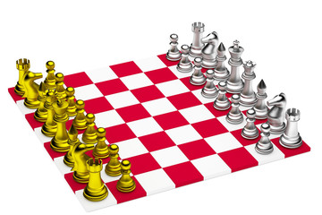 chess 3D rendering