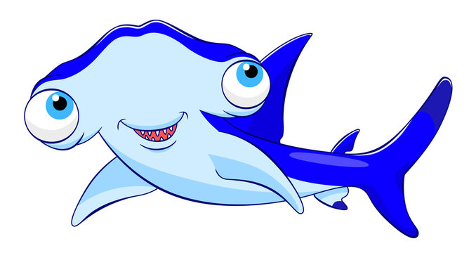 Cartoon Hammerhead Shark