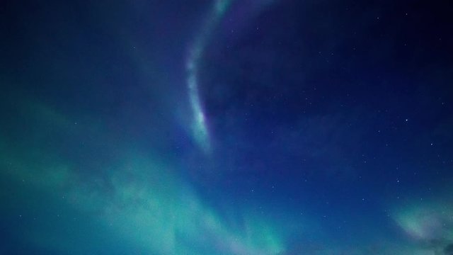 aurora borealis norway mountain landscape
