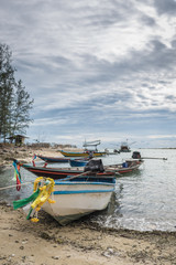 Fishing Village at Koh Phangan, Suratthani, Thailand