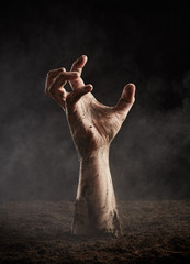 Hand of zombie