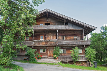 Fototapeta na wymiar old farm house in the region wilder Kaiser, Tirol, Austria