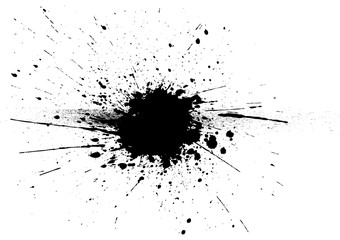 vector splatter black color background. illustraitttion