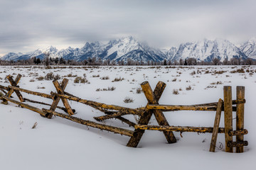 "Teton Chill"  South of Yellowstone National Park in Wyoming you will find the Grand Tetons. A beautiful set of majestic peaks that seem out of place. 