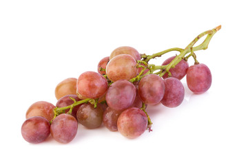 grapes isolated on over white background