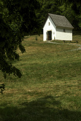 Obraz premium Museum, historic village in the countryside