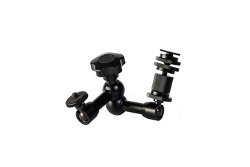 Professional variable arm system the perfect tool for hold monitors, lighting, and accessories for video photography, camera equipment.