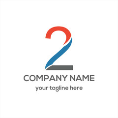 Number 2 Logo Vector