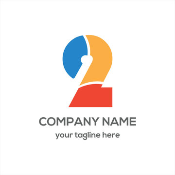 Number 2 Logo Vector