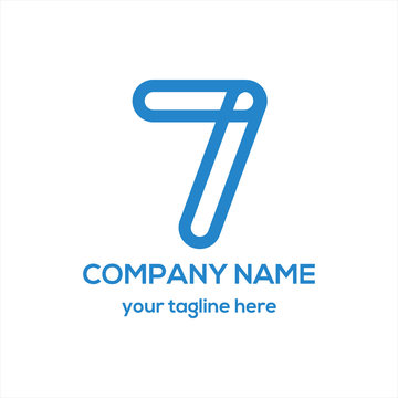 Number 7 Logo Vector