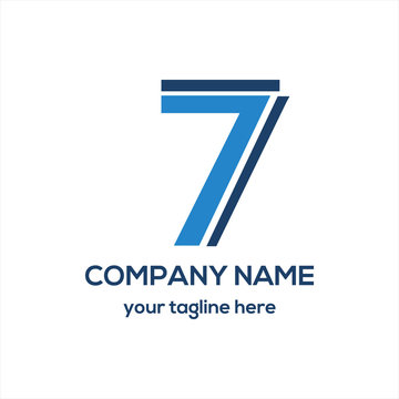 Number 7 Logo Vector