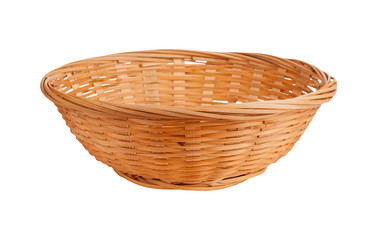 Wicker basket isolated - 117090947