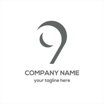 Number 9 Logo Vector