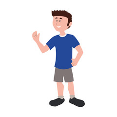 Male avatar concept represented by man icon. Isolated and flat illustration